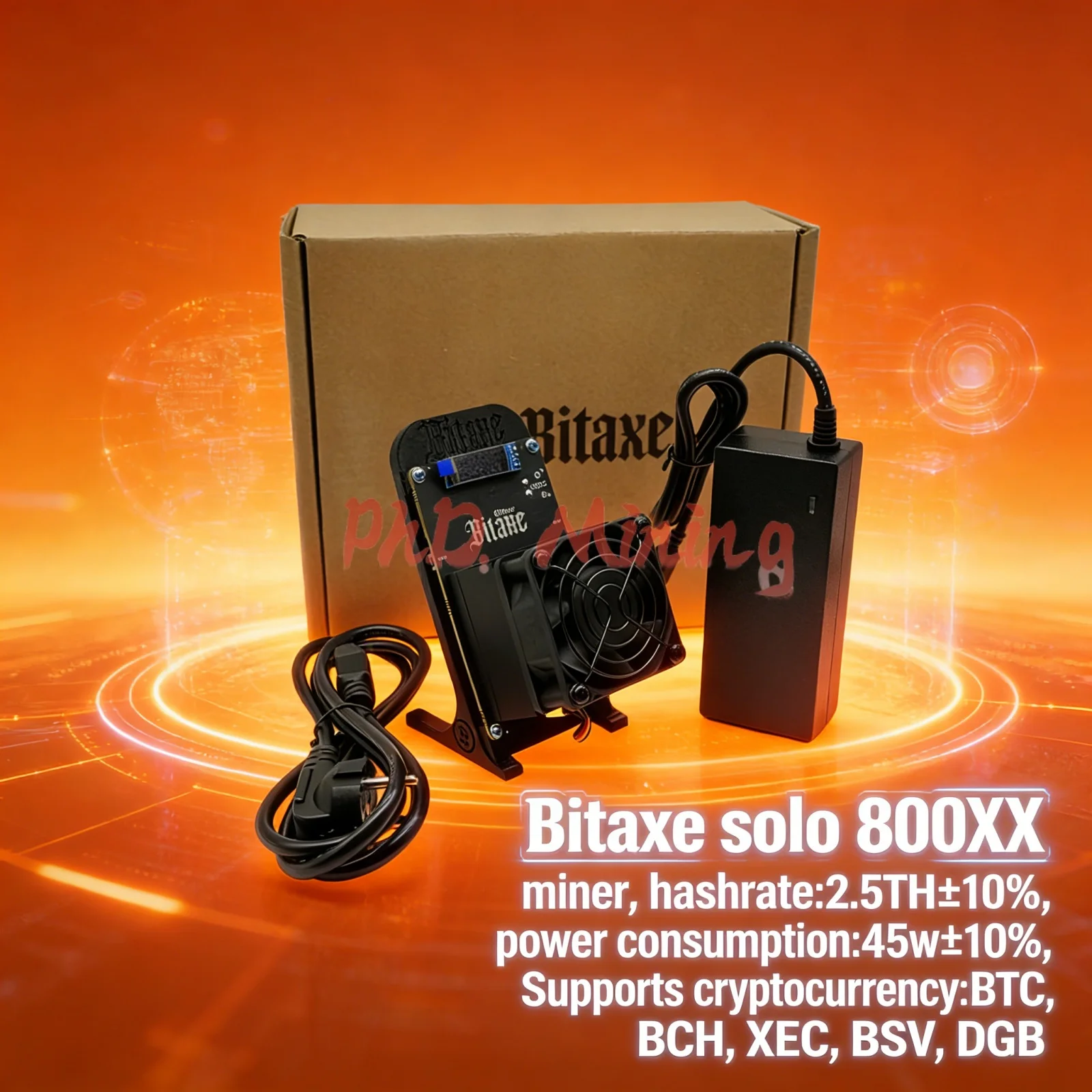 2026 Crypto BITCOIN Miner Bitaxe Solo gt 800 – Brand New 2.4T ±10% |  SHA-256 ASIC for BTC BCH BSV | Fast Delivery & Warranty - AliExpress