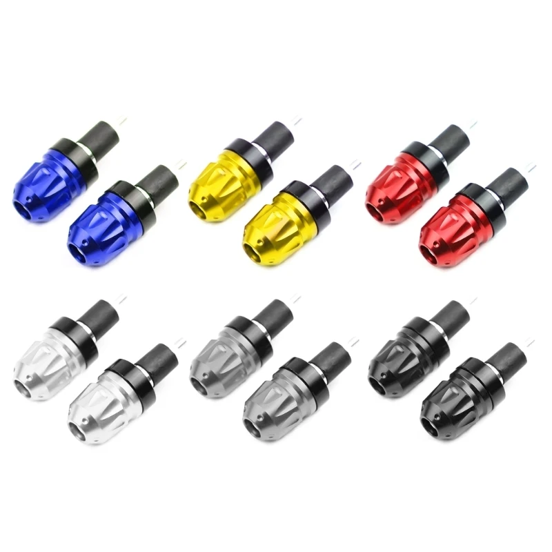 

Universal Motorcycle Handlebar Grips Ends Handle Bar Ends Weights Silder Plugs
