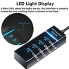 4 Port USB Hub 3.0 USB Splitter Multi USB Hub Extensions Fast Data Transmission OTG Adapter For Computer Xiaomi Macbook Pro Air 4