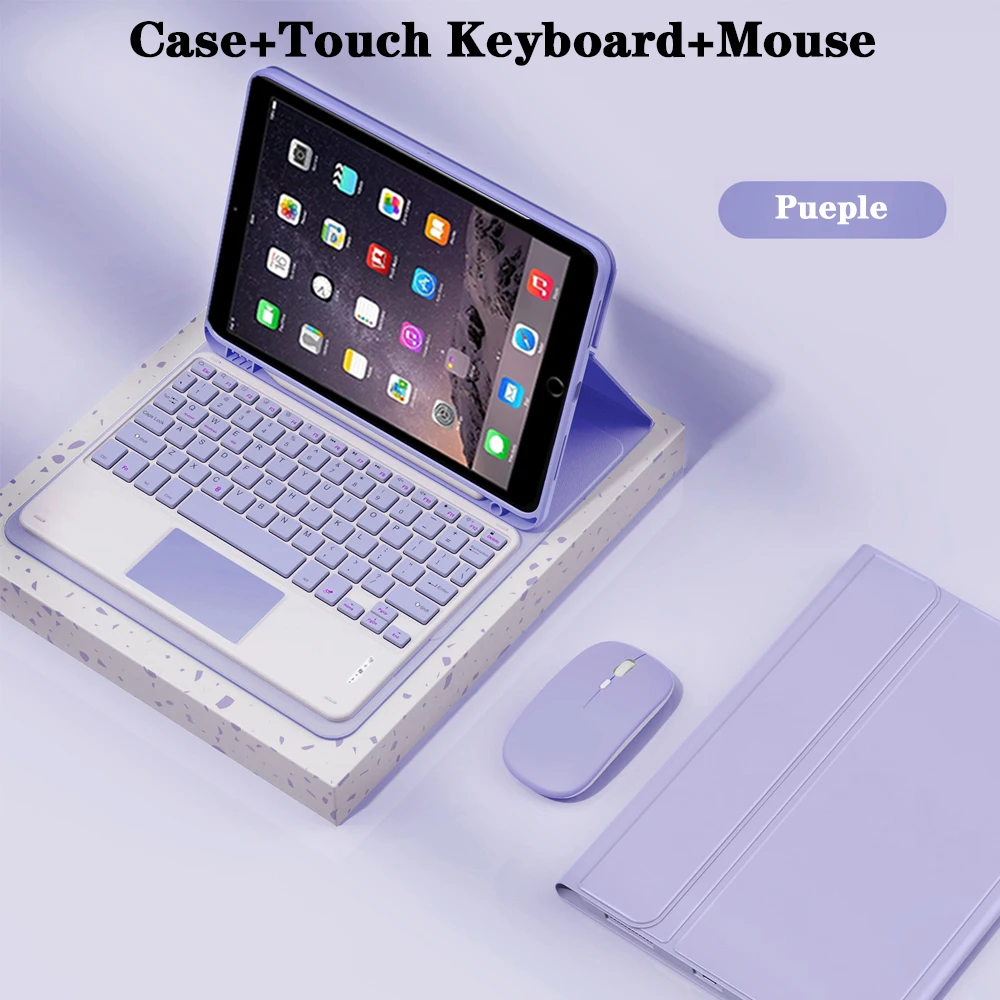 Premium Tablet Case with Detachable Keyboard and Pencil Holder, 9.7 Inch