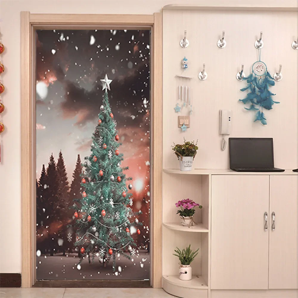 50 Adesivi Natalizi Con Motivi Di Babbo Natale, Alce E Alberello - Decorazioni Fai Da Te Per Regali E Biglietti D'Auguri - 5