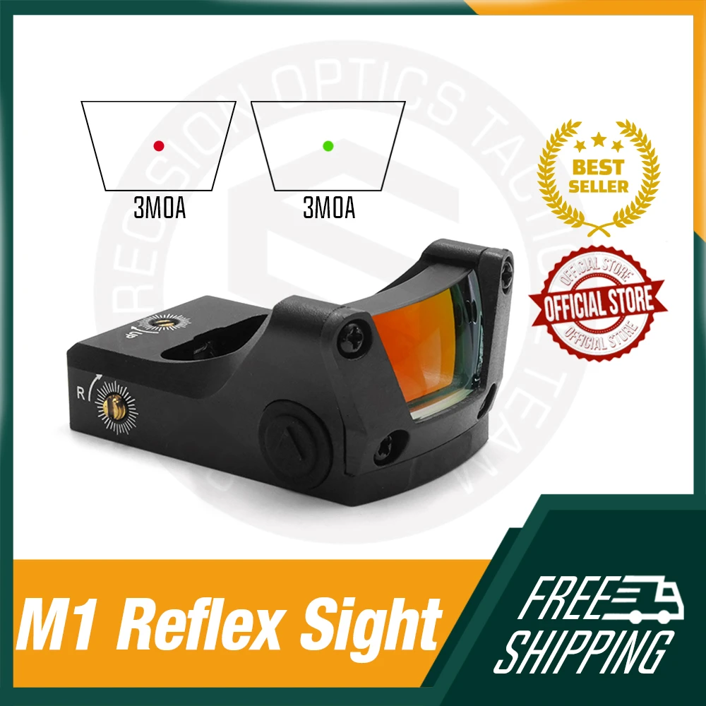 Tactical M1 Reflex Red Dot Airsoft Sight Hunting Scope With Picatinny
