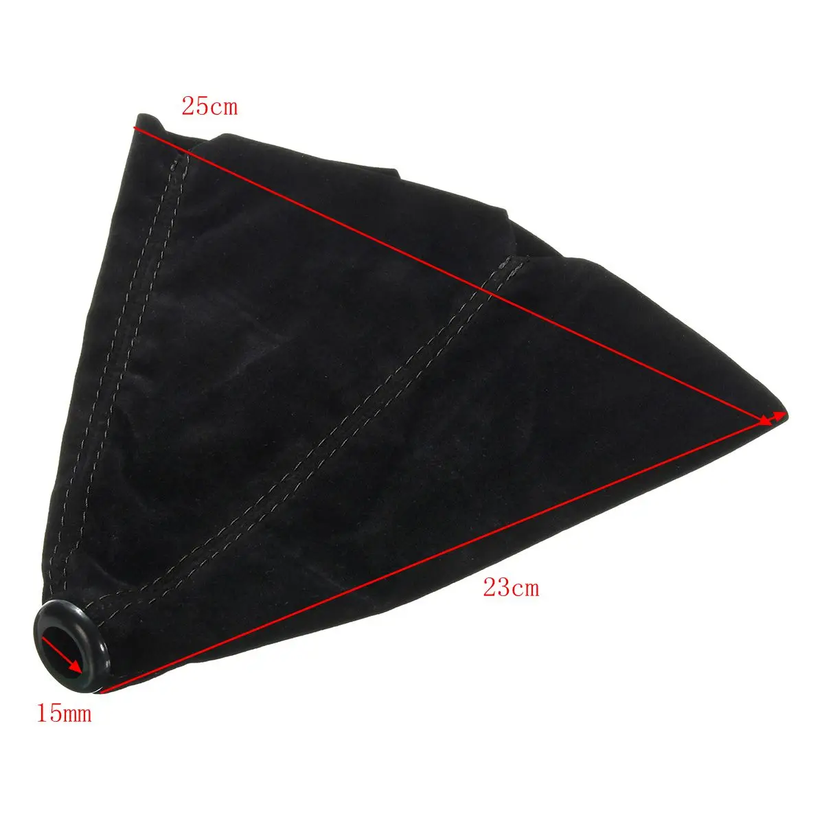 Suede Leather Universal Car Gear Shift Collar Boot Cover - Multi-Color Options