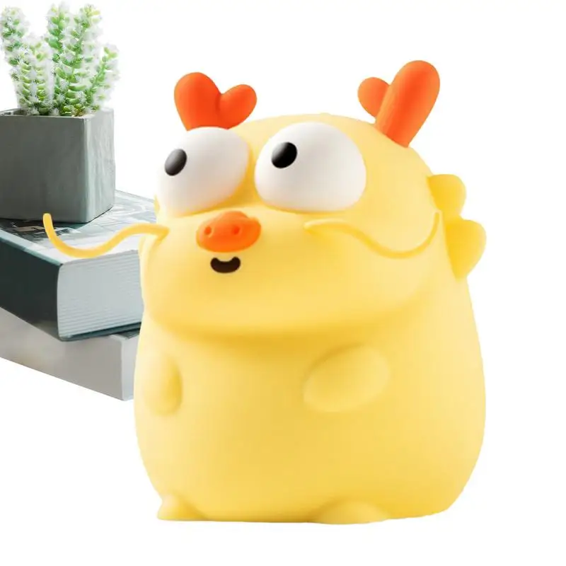 

Симпатичные ночники с китайским драконом, перезаряжаемая настольная лампа, перезаряжаемая лампа с драконом, настольная лампа, безопасный силиконовый светильник, 1200 мА, лампа Pat для