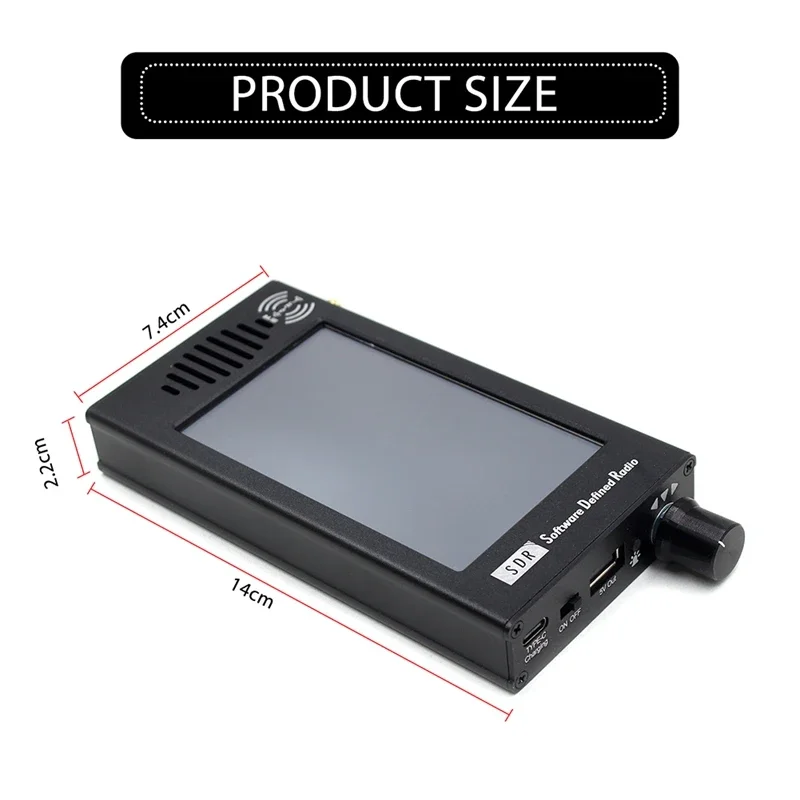 Sdr-101 sdr-デジタルラジオ,アルミニウム合金,cw/am/fm/wfmラジオ受信