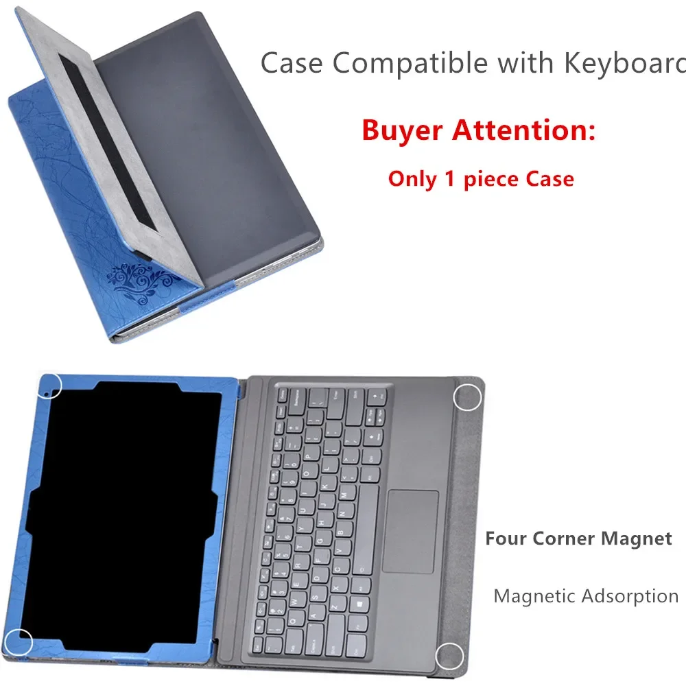 Tablet para Lenovo Miix 520 510 Miix5 Mais 12.2 Polegada Dobrável Suporte Tablet Capa para Chuwi Surbook 12.3 Polegada Tablet Case Case - Imagem 4