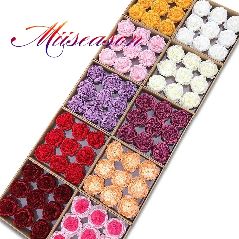 

9 шт., большое мыло Dia10cm, пион, искусственная Роза, цветочное мыло, Цветочная головка для X'mas, подарок на день Святого Валентина, сделай сам, Свадебный домашний декор