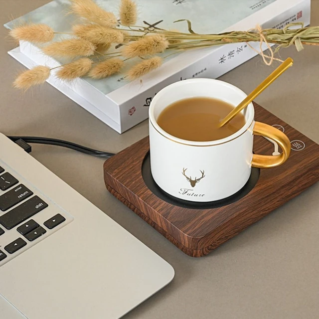 Coffee Mug Warmer for Desk, Electric Large Candle Warmer Plate with 4H Auto  Shut Off Coffee Cup Warm