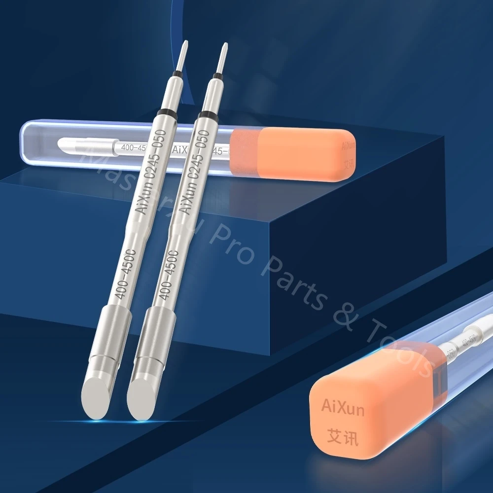 JCID AIXUN T3A C245 050 Наконечники 6S U2000 PMIC паяльник изогнутая острая головка лезвия для JBC
