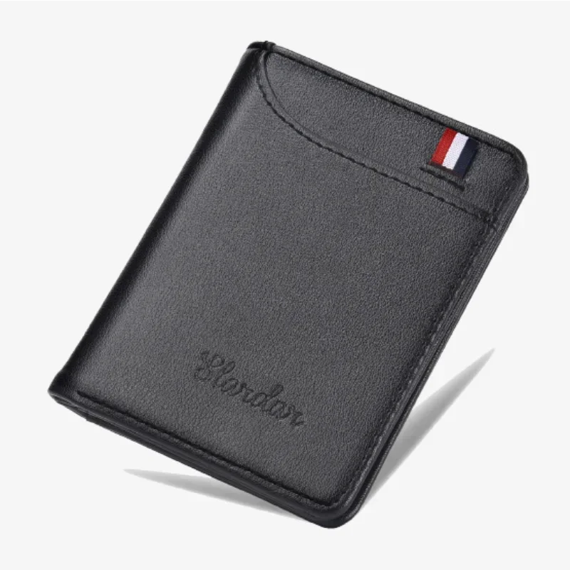 Leather Wallet Super Slim Wallet Soft PU leather Mini Credit Card Purse Card Holder for Men Thin Small Short Skin Wallets