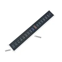 10pcs/lot 10-40℃ LCD Digital  Adhesive Thermometer Strip, Stick On Thermometer Tape for Brewing Wine Beer Aquarium,Fish Tank 2