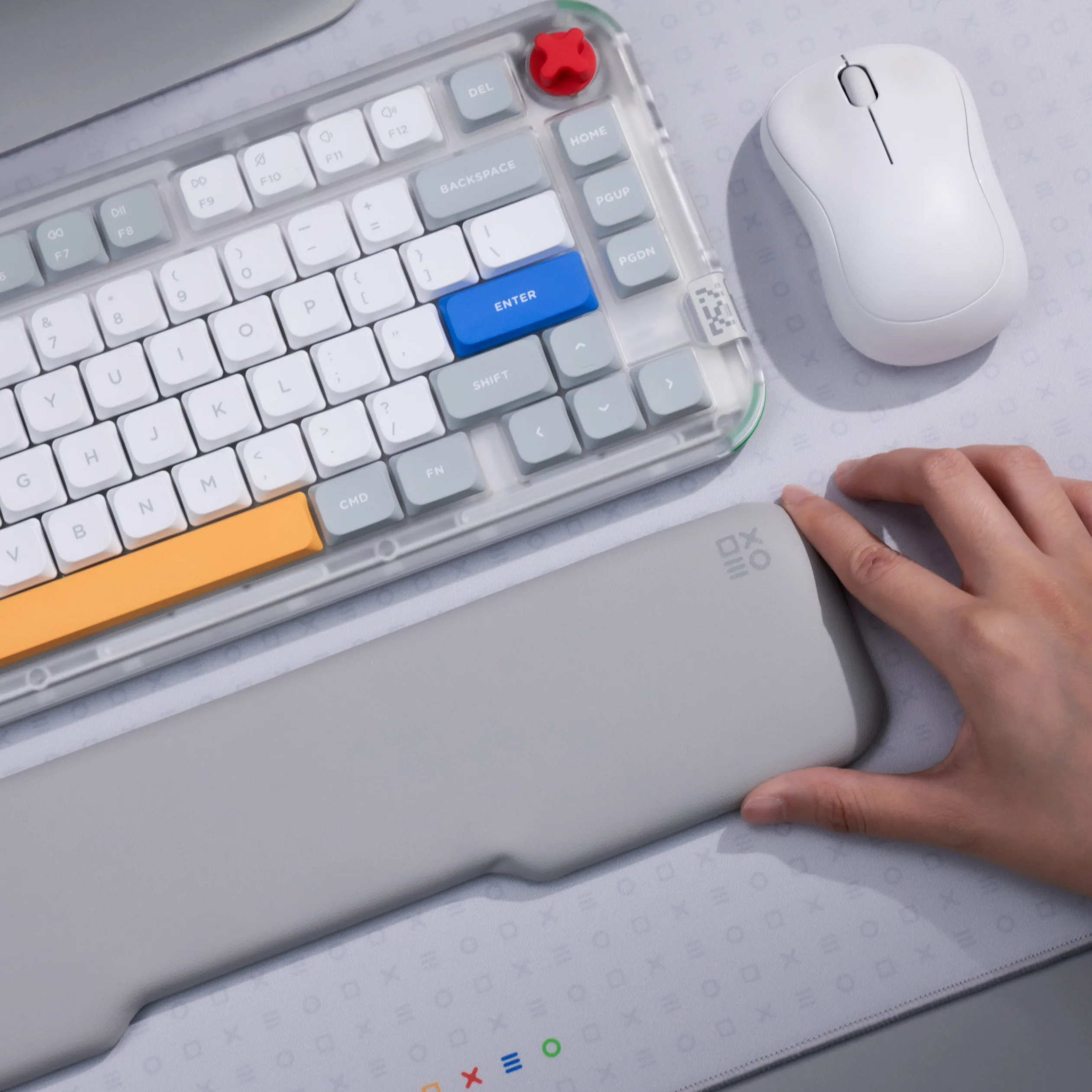 Nuphy Kick75 ロープロファイル キーボード Comboリストレスト NuPhy Kickのリストレスト、高さを簡単に変えられちゃいます