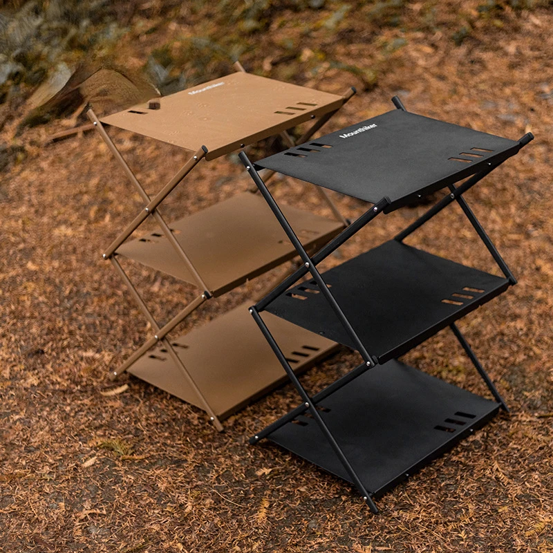 Outdoor Table Camping Small Folding Tourist Standing Desk Camping Table Mini Garden Salon  Patio Furniture