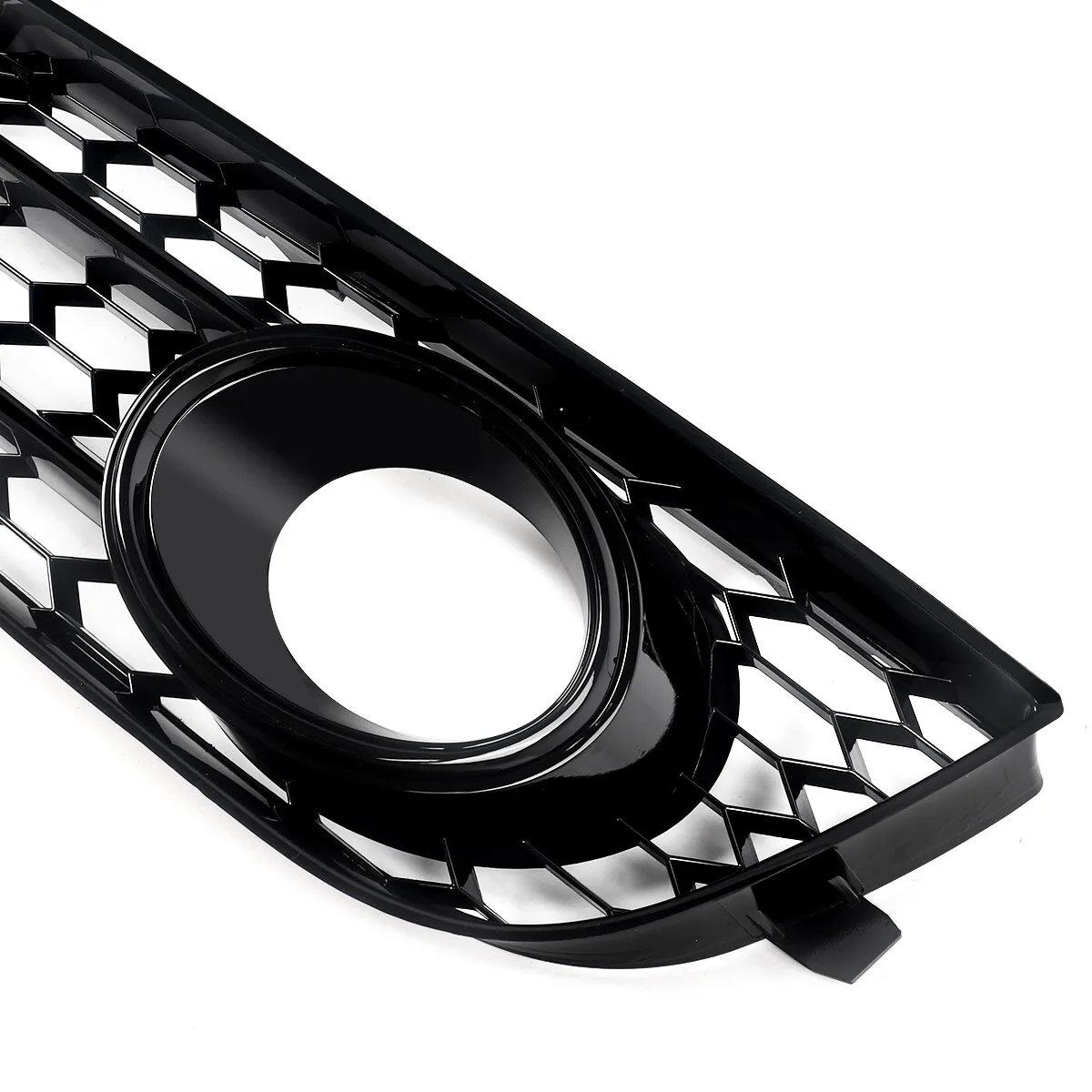 2pcs Foglight Covers Case For AUDI A1 8X 2010 2011 2012 2013 2014 Honeycomb Front Bumper Fog Light Lamp Cover Grilles Black