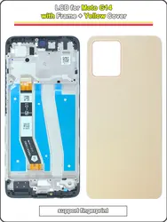 Enhanced LCD Display Touch Screen Digitizer Assembly with Frame (G14 yellow cover)