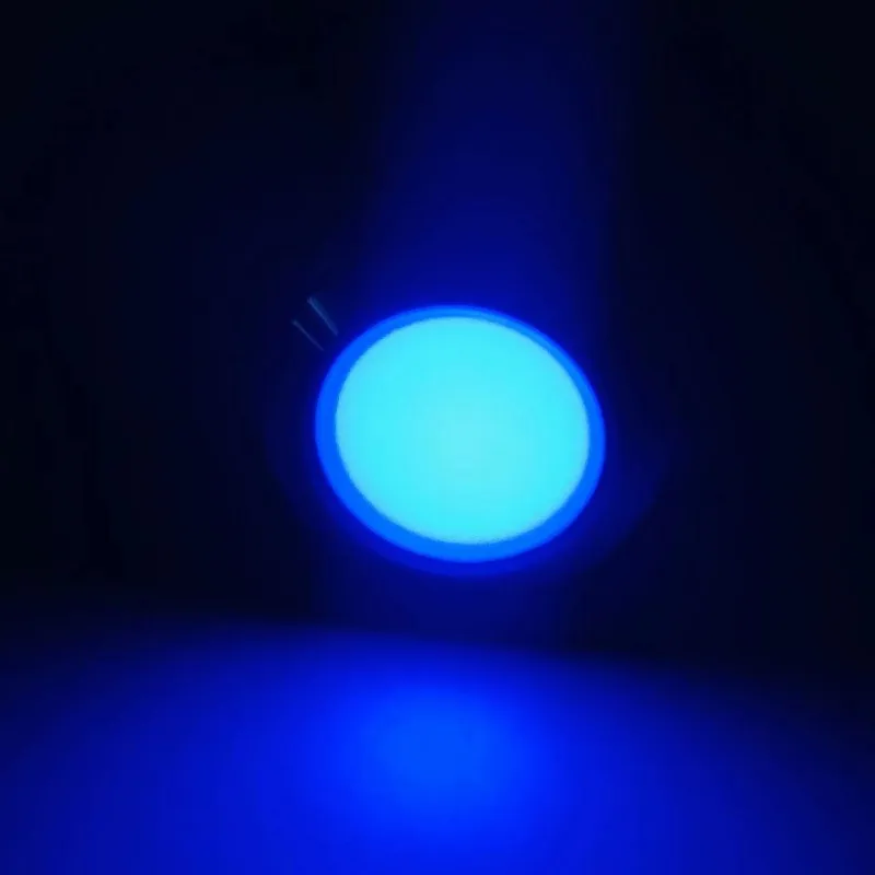 thumbnail image 1 of Luz indicadora LED de metal de 6/8/10/12/16/19/22 mm, luz de señal impermeable con cable de 3 V, 5 V, 6 V, 12 V, 24 V, 220 V, rojo, amarillo, azul, verde y blanco, 1 of 5