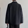 Stylish New Metal Button Men Blazer Lapel Long Sleeve Party Streetwear Fashion Casual Suits Men 2023 Korean Suit Jacket Coats 4