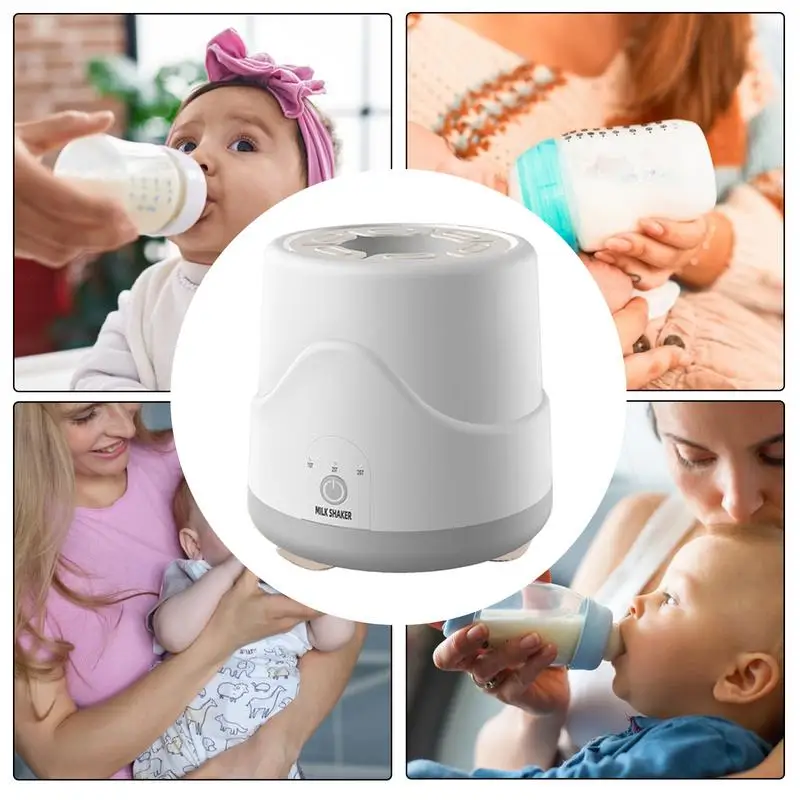Baby Milk Shaker Food Grade Baby Bottle Formula Mixer Rechargeable Non-slip Milk Bottle Shaker Supplies For Outdoor