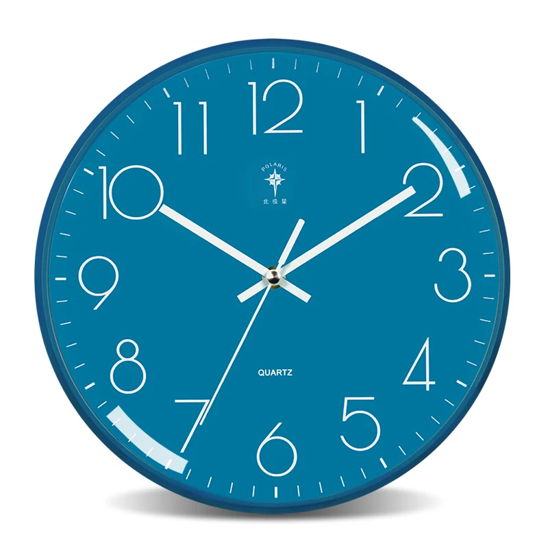 Large LED Wall Clock Silent Digital Clocks Mechanism Wall Watches Color:G;Sheet Size:12 inch