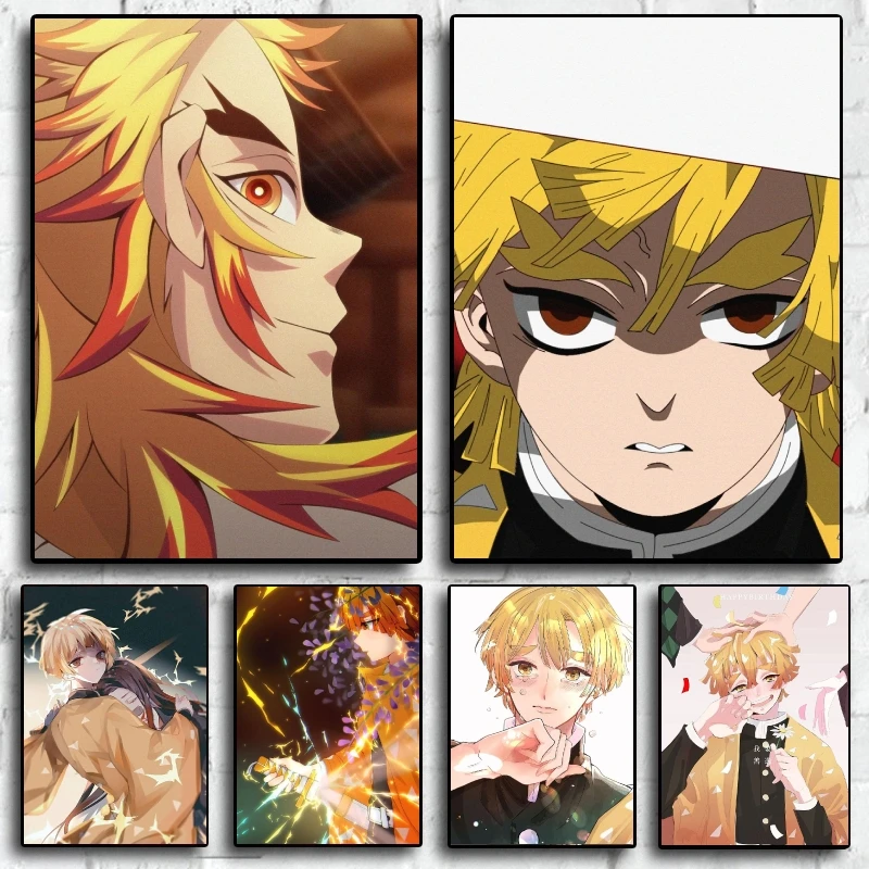 

Demon Slayer Poster and Painting Room Home Modular Prints Hanging Decoration Paintings Birthday Gifts Cartoon Character Picture