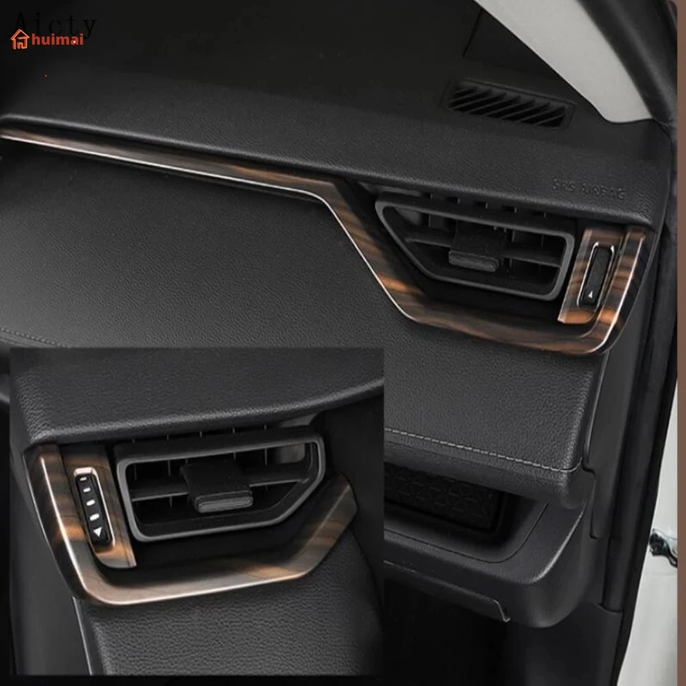 

Для Toyota RAV4 RAV 4 2019 2020 2021 LHD и RHD внутренняя средняя панель центральное управление Боковая Крышка Кондиционера аксессуары для планки
