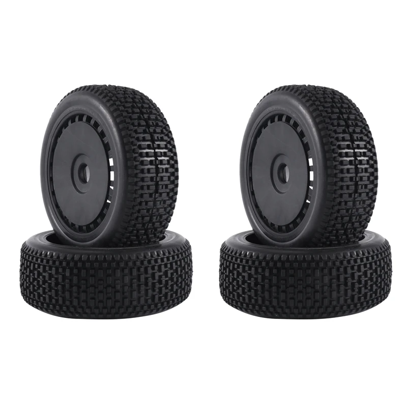 Fbil-4Pcs 116Mm 1/8 Rc Fuoristrada Buggy Pneumatici Ruota 17Mm Esagonale Per Arrma Traxxas Redcat Team Losi Kyosho Vrx Hpi Wr8 Hsp Hobao