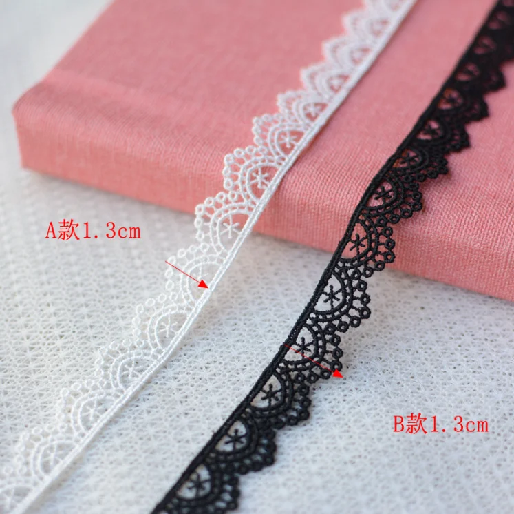 4 Meters Embroidered Floral Embroidery Fabric Lace Edge Trim Ribbon lace fabric lace ribbon lace garment accessories lace sewing supplies chiffon lace fabric lace decoration lace accessories lace sewing accessories clothing craft accessories