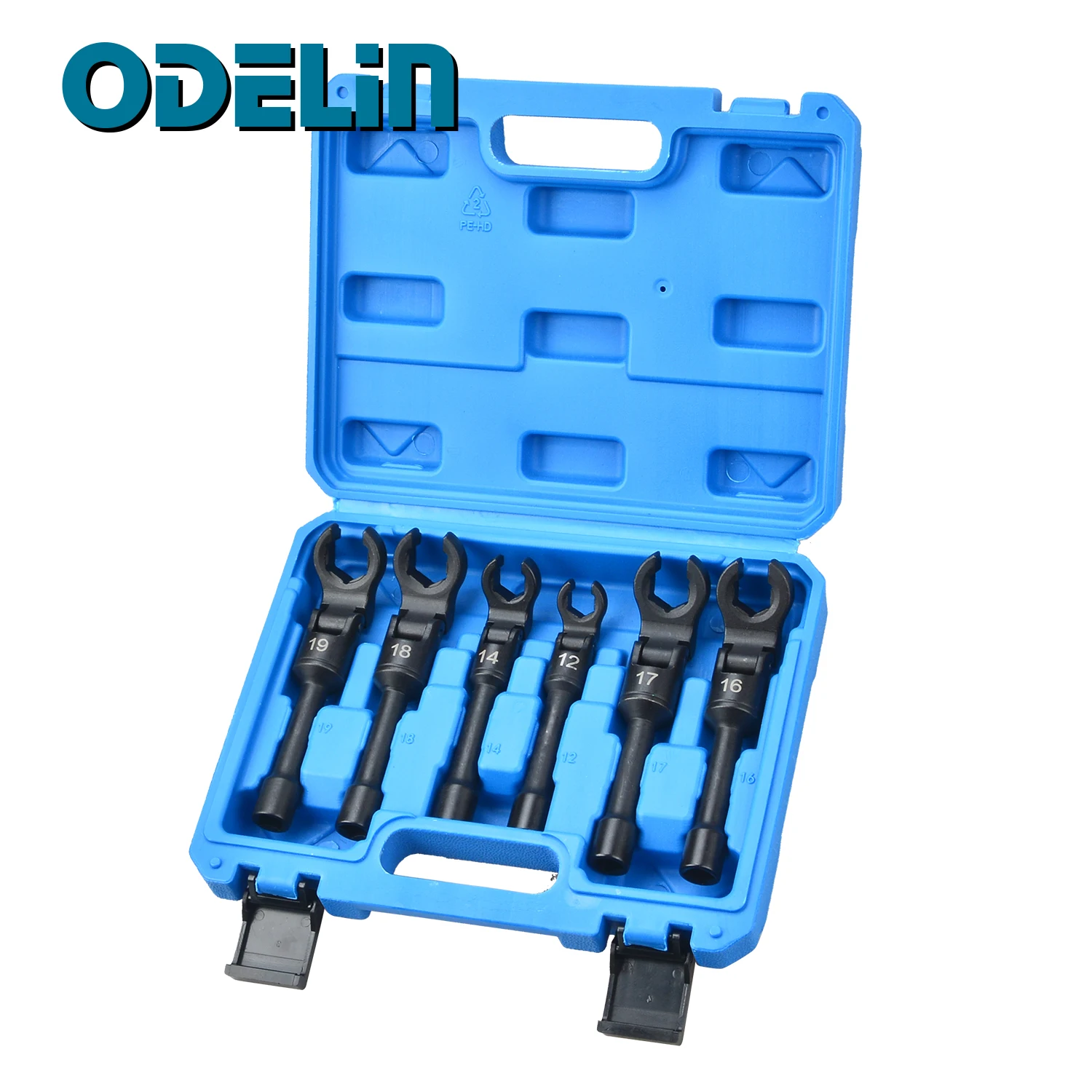 Diesel Injector Line Flexi Heads Socket Wrench Tool Set Injection Pipes