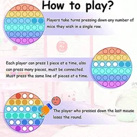 Juguetes sensoriales para niños y niñas, A-Z de letras, arcoíris, cuadrado, herramienta de aprendizaje de números, burbujas de empuje, alivio del estrés - Imagen 6