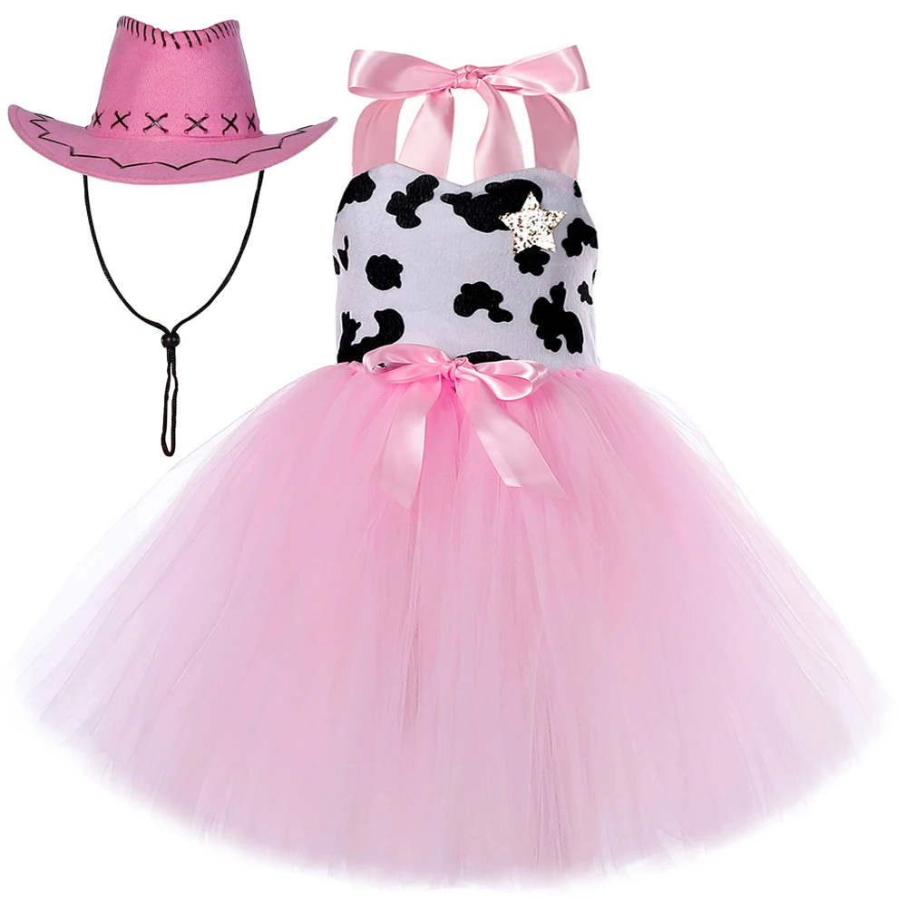 Toy Story Jessie Woody Costumes Meninas Aniversàrio Halloween Cowgirl Fancy Dress For Kids Baby Pink Cow Tutu Outfits Roupas