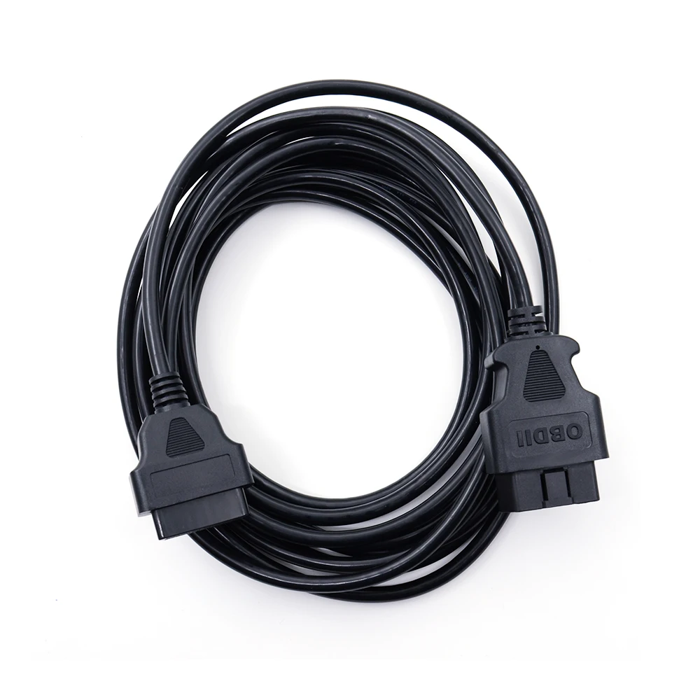 

5m 16PIN OBD 2 II Elm327 Extension Cable Male to Female Connector ODB2 EML 327 Adapter Diagnostic Tool Best Price