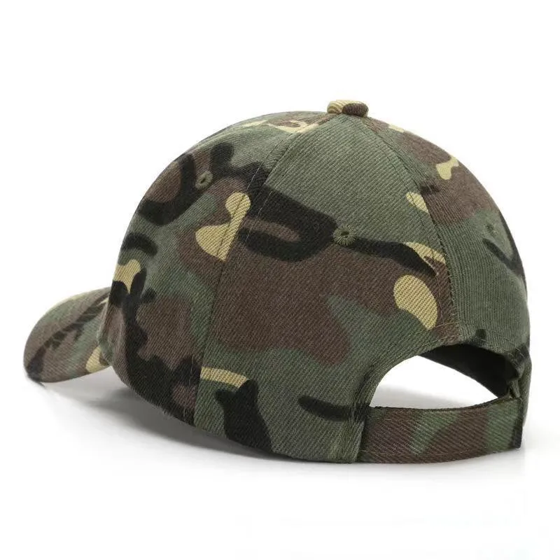 Custom Logo embroidery mesh trucker hat Camouflage sports hip hop curved brim baseball cap Unisex Men Women's Trucker hat gorros 5