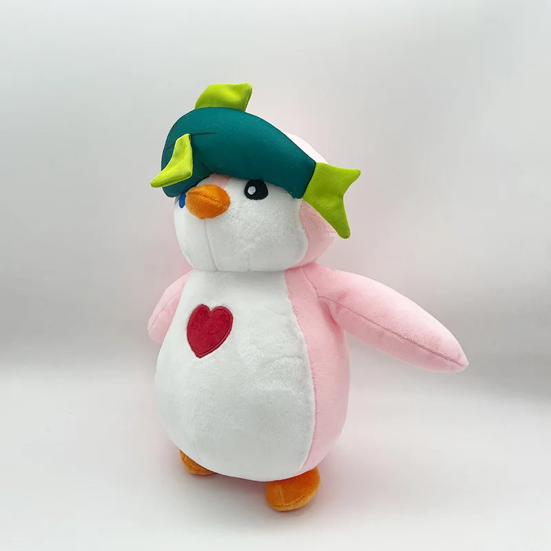 

30cm Pink Fat Penguins Soft Plush Toy Anime Cute Creature Plushie Stuffed Pillow Doll Birthday Gift For Children