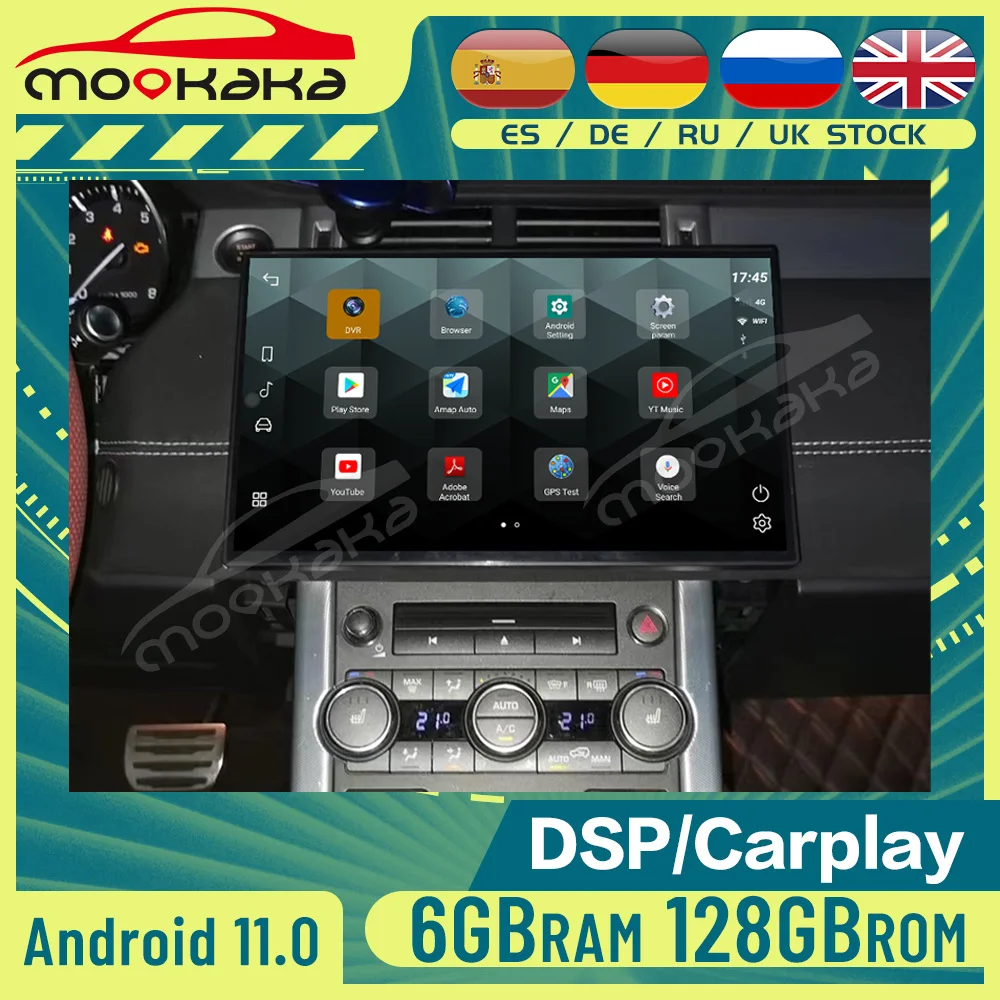 

For Land Rover Range Rover/Executive/Sport 13.8 Inch 128G Android 11 Radio Auto Carplay GPS Navi Car Multimedia Player Head Unit