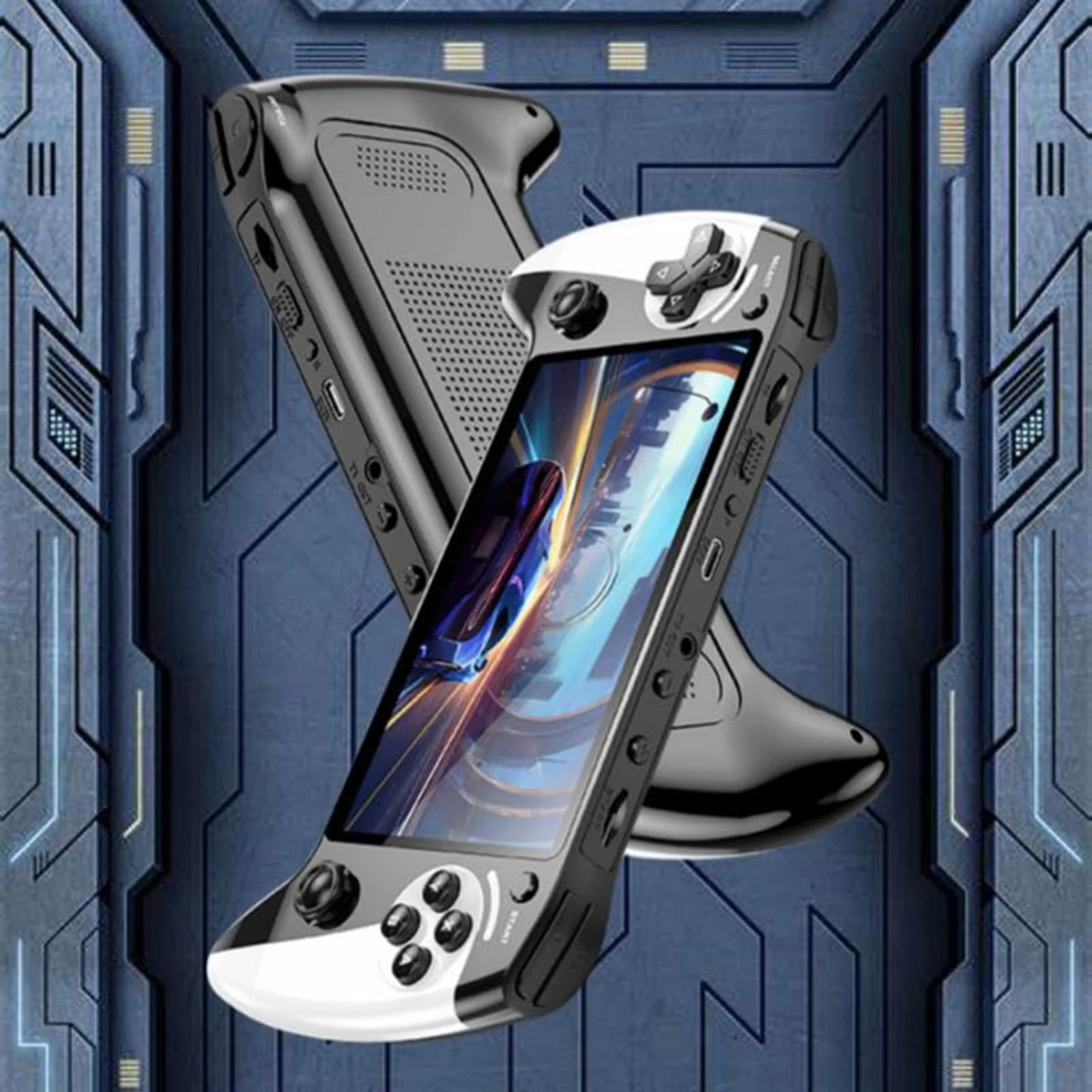 Handheld Game Console 5.5 Inch Screen Retro Gaming Console with 20000+ Games Game Player for Kids and Adults - 2