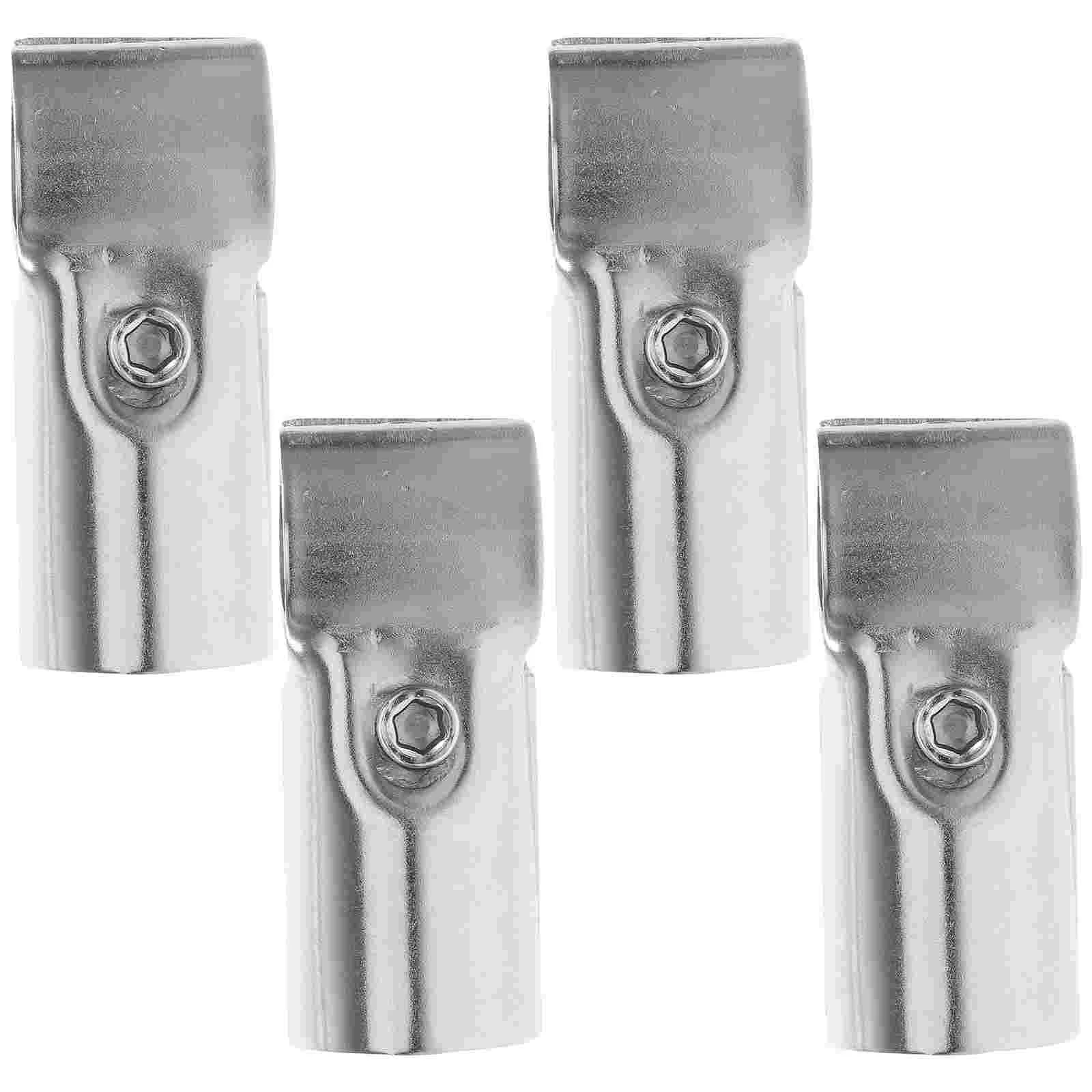 

4pcs Fence Clamp Chain Link Fence Part Shelf End Rail Bracket For Woodworking