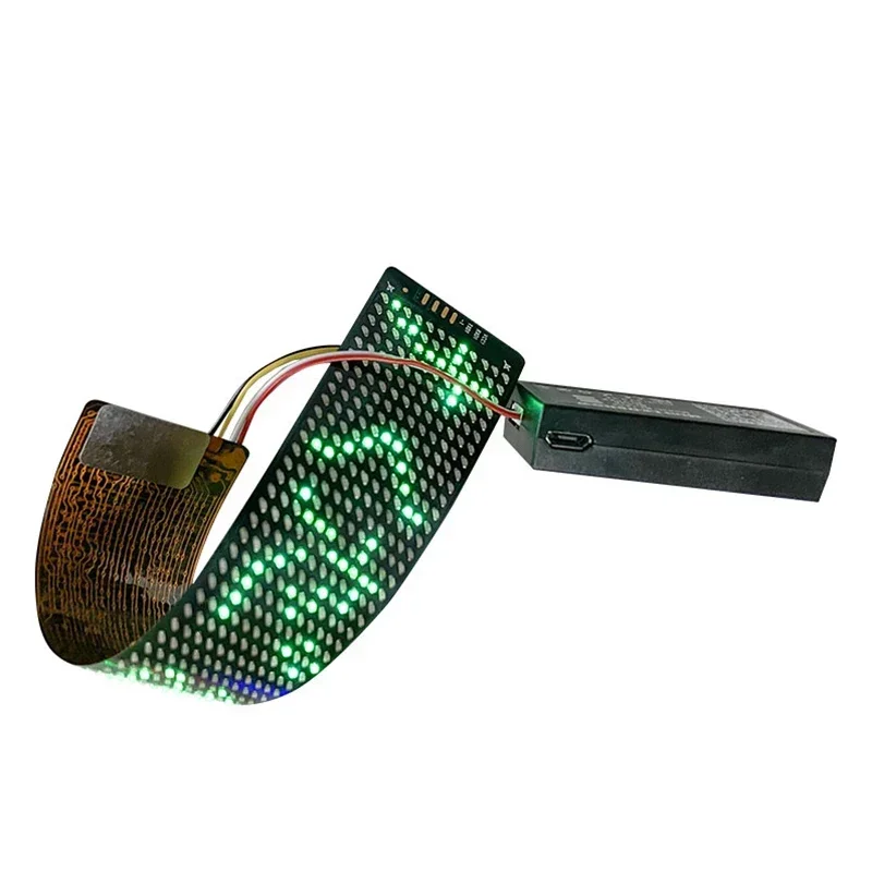Led Module Panel 12*48 DIY Flexible Pixel BT APP Programmable Decora Helmet Insert Cloth Hat Luminous Led Display Matrix Screen led light led modules led module