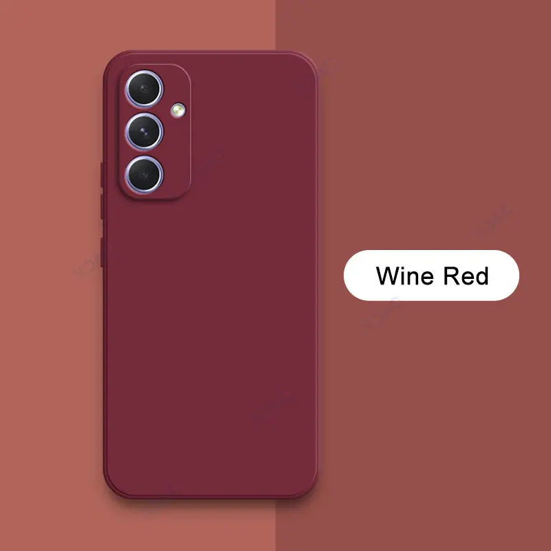 Square Liquid Silicone Phone Case - 360° Protective Soft Shockproof Back Cover - Girls' Stylish Accessory