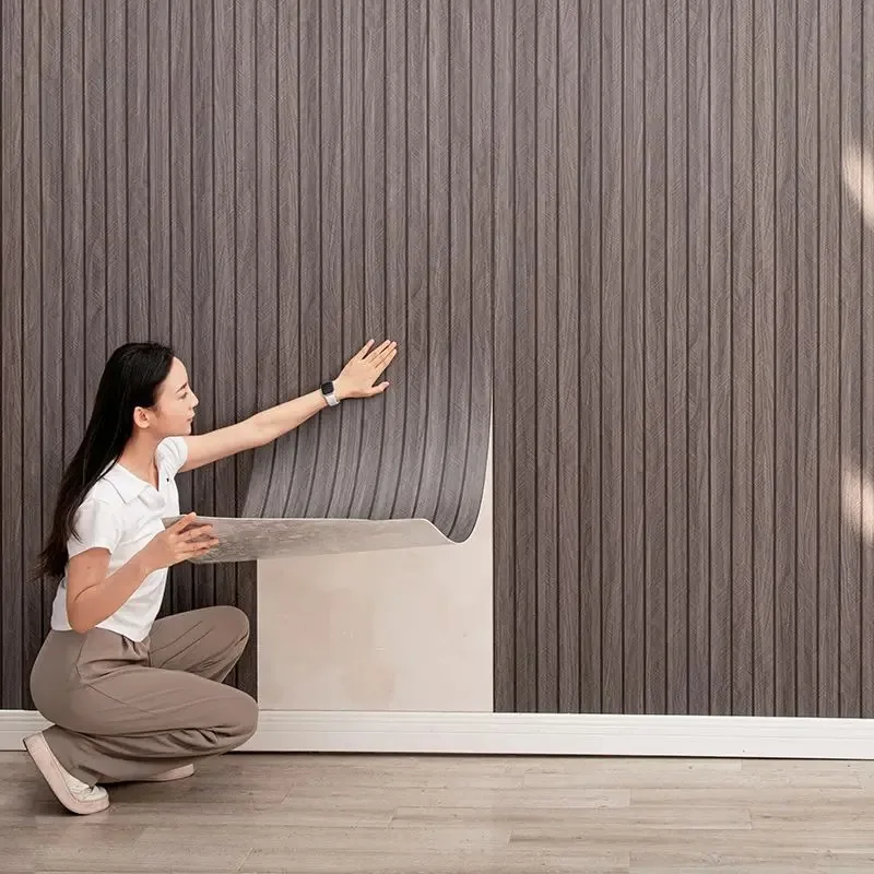 40cmX3m ง่าย DIY 3D ผนังโฟมสติกเกอร์สติกเกอร์ Peel และ Stick เหมาะสําหรับเพดาน, ห้องนั่งเล่น Self-Adhesive Wall แผง 1
