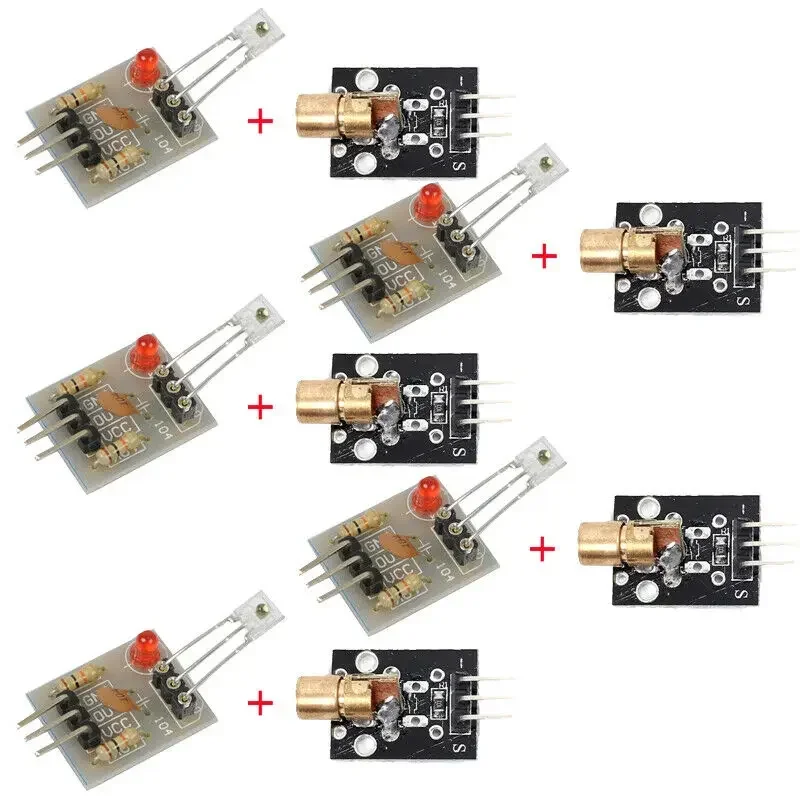 650 nm Sensor Module For Arduino AVR Parts Receiver Replacement Set With KY-008 Transmitter 10pcs New Portable