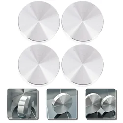 Round Aluminum Cake Glass Table Tops Disc Tables Circle Tea Adapter Anti Slip Pads End