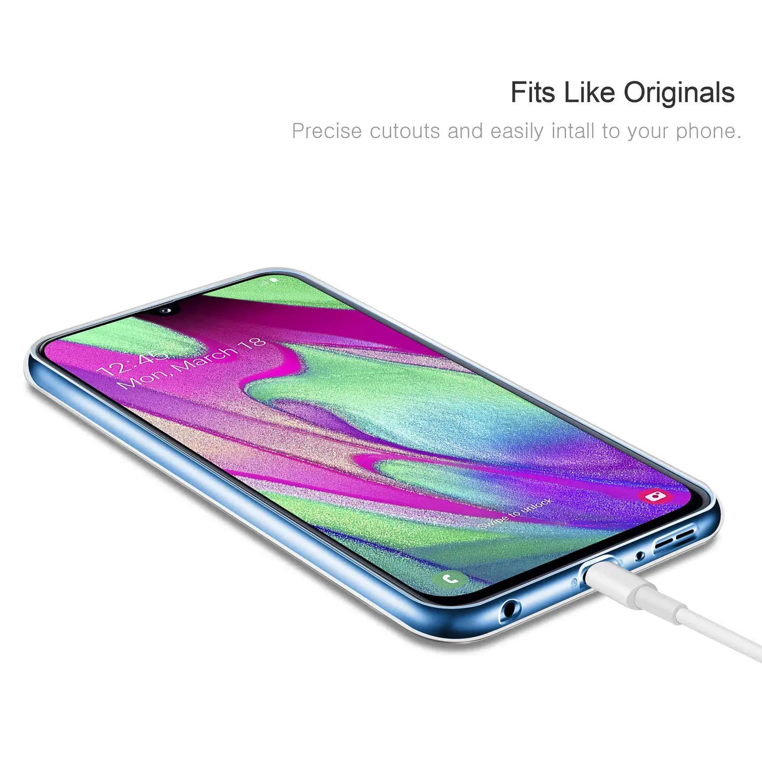 360° Full Body Clear Protective Case with Double-Sided TPU Design