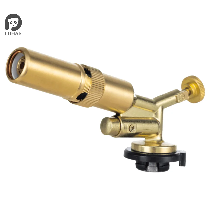 Gas Torch Portable Welding Flame Gun Butane Burner Outdoor Camping BBQ Lighter Flamethrower Kitchen Supplies Welding Equipment