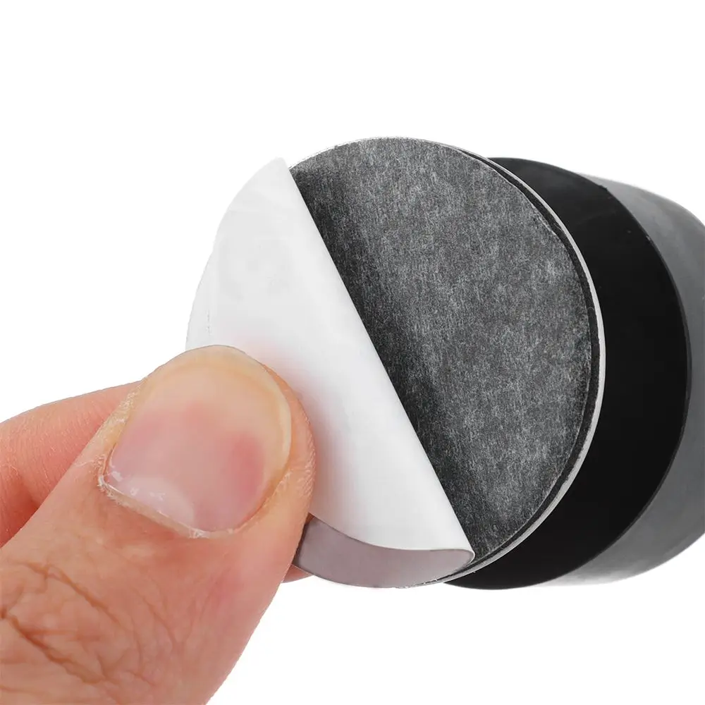 Rubber Door Stopper Self Adhesive Wall Floor Protector Heavy Duty Door Handle Stop Non Punch Mute Doorstop Home Hardware door stopper