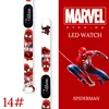 MINISO Spiderman Kid's Watches Men Sport Wristband Bracelet Waterproof Children Digital Watch Boys LED Clock relogio montre 3