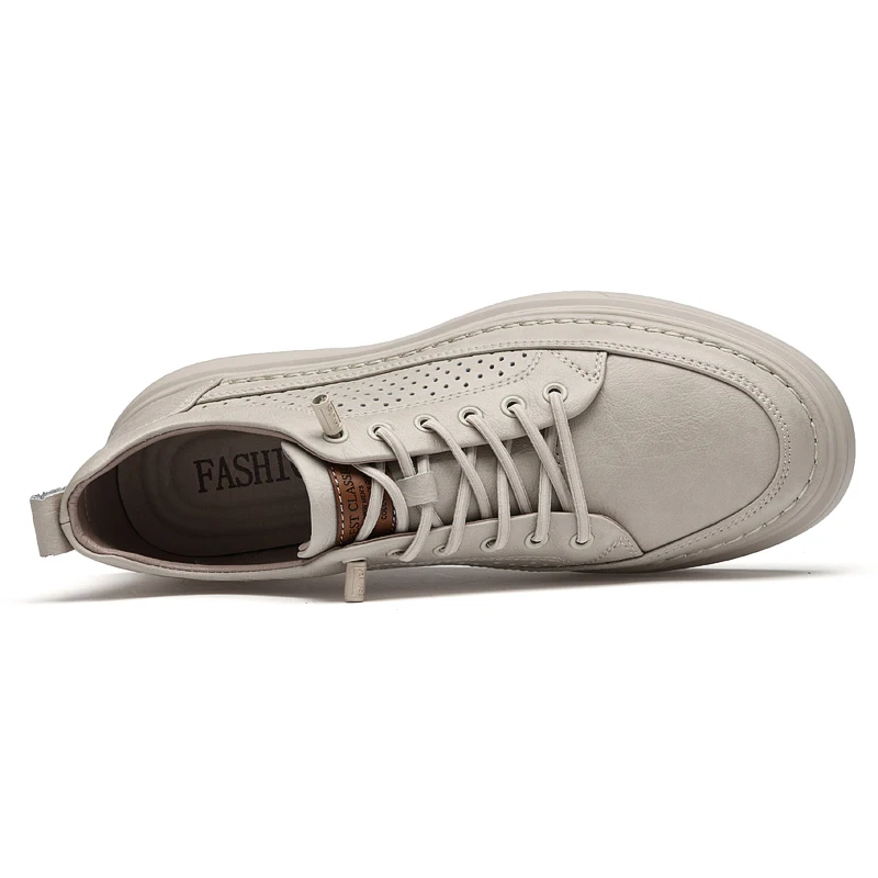 Mens Shoes Spring/Winter Men's Genuine Leather Oxford Shoes Outdoor Comfortable Soft Sole Breathable Casual 36-47