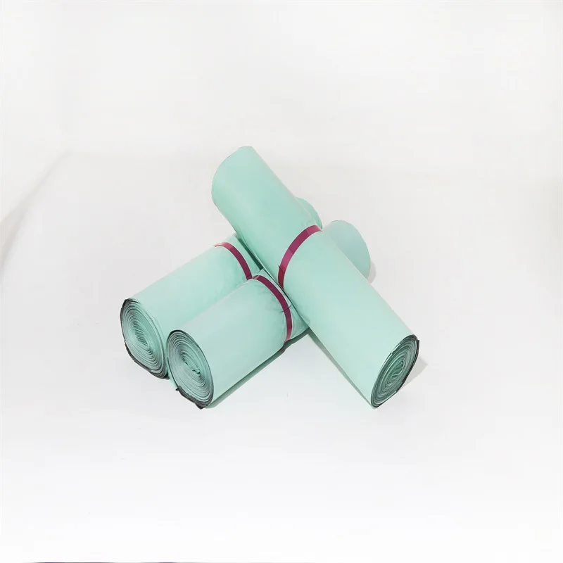 50 יחידות שקיות דביקות עם סגירה עצמית שקיות אחסון פלסטיק מעטפות שקיות משלוח דואר שקיות הדפסת לוגו מותאמת אישית