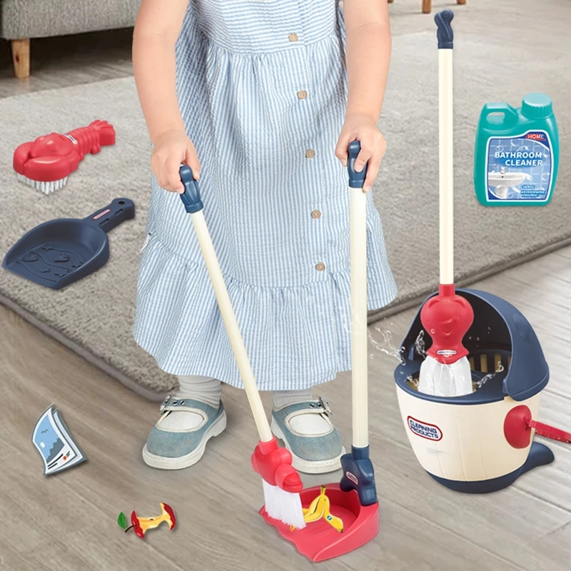 Kids Cleaning Set for Toddlers Kids for Play Broom Mop & Cleaning Set 9/10 5