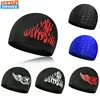 Fashion Adult Swim Cap Unisex Flame Printed Swimming Cap Comfortable Non Slip Fabric Swimming Caps Swimming Accessories 6