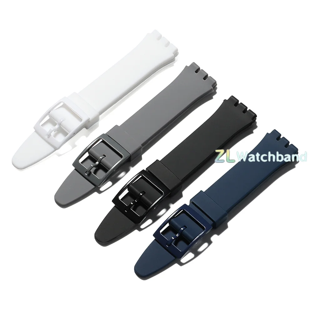 Colorful Silicone Sports Watch Strap - Durable Rubber Replacement Band